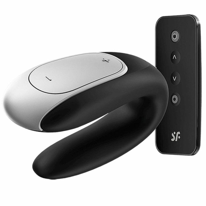 Satisfyer Double fun vibrador parejas negro negro bluetooth Satisfyer Double fun vibrador parejas negro negro bluetooth