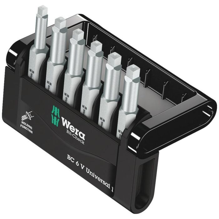 Wera Bit-Check 6 V Universal 1 - Set de Puntas Universal para Atornillador