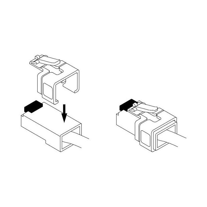DeLOCK 86420 Set de inicio de clips de reparación RJ45 multicolor 16 piezas 1 DeLOCK 86420 Set de inicio de clips de reparación RJ45 multicolor 16 piezas 1