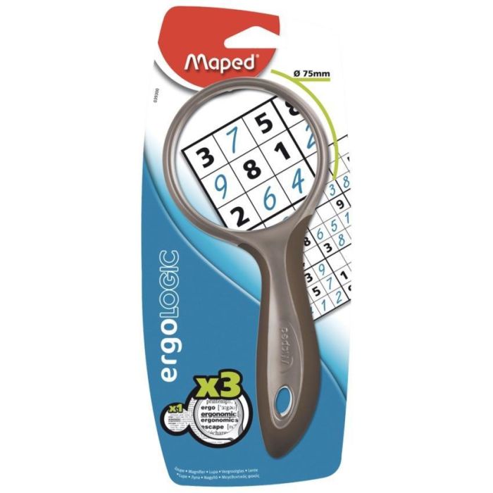 Maped Lupa Redonda De Lectura Ergologic Diámetro 75 mm Aumento X3 Maped Lupa Redonda De Lectura Ergologic Diámetro 75 mm Aumento X3