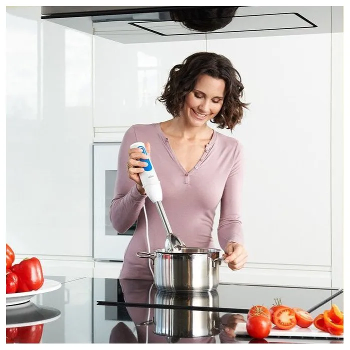 Batidora de Inmersión Braun MQ3005WH 0,6 L INOX 700W Blanco 3 Batidora de Inmersión Braun MQ3005WH 0,6 L INOX 700W Blanco 3