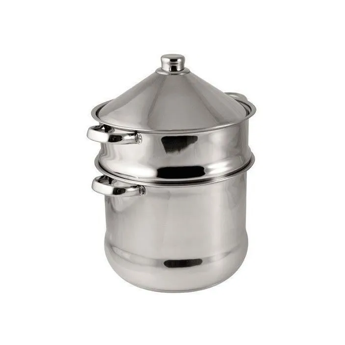 Baumalu Couscoussier Tajine Acero Inoxidable 9 Litros Triple Fondo Apto Induccion 1