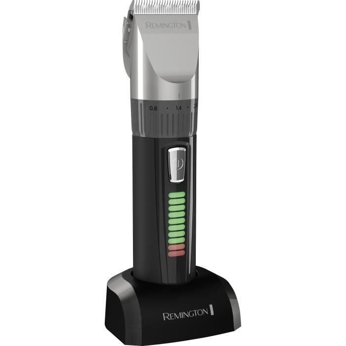 Remington HC5810 Cortadora de cabello profesional con motor potente, cuchillas cerámicas autoafilables, 10 guías, uso con o sin cable 1 Remington HC5810 Cortadora de cabello profesional con motor potente, cuchillas cerámicas autoafilables, 10 guías, uso con o sin cable 1