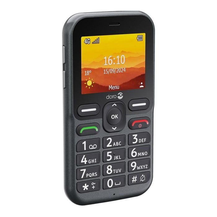 Doro Leva L10 graphite Teléfono Móvil Barra, Pantalla 2.4", Cámara 2MP, Batería 1150 mAh, Negro 1 Doro Leva L10 graphite Teléfono Móvil Barra, Pantalla 2.4", Cámara 2MP, Batería 1150 mAh, Negro 1