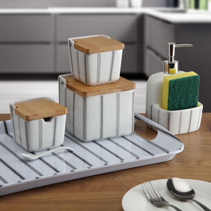 Salero Tapa Bambú G-Lines Versa 12X11CM (4 Unidades) 1 Salero Tapa Bambú G-Lines Versa 12X11CM (4 Unidades) 1
