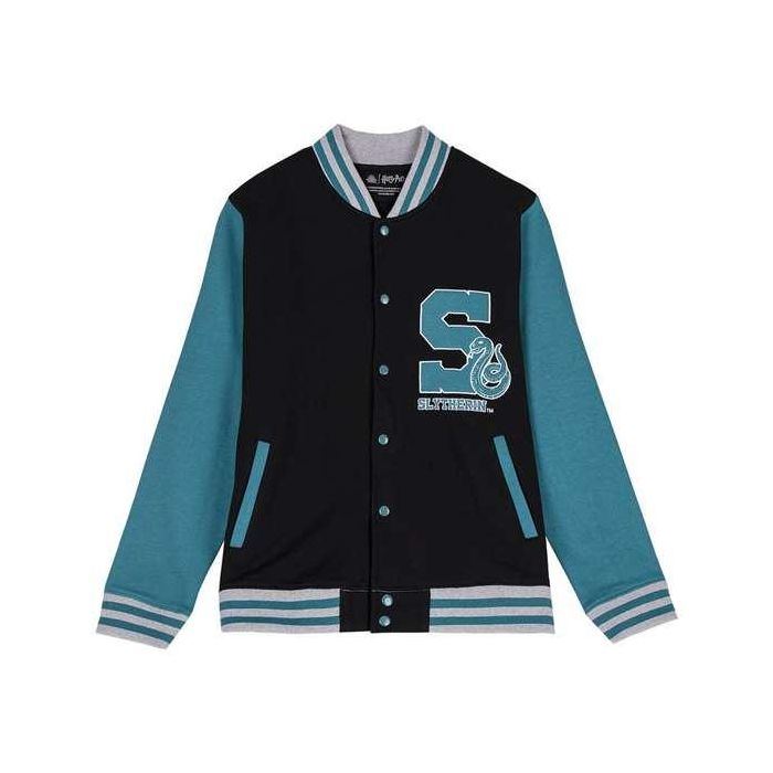 Sudadera con cremallera cotton brushed harry potter slytherin talla s Sudadera con cremallera cotton brushed harry potter slytherin talla s
