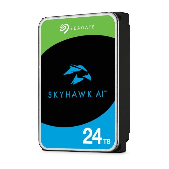 Seagate Disco Duro Interno HDD Skyhawk 24TB 3.5" SATA III 7200 RPM 256MB Optimizado para Vigilancia AI 1