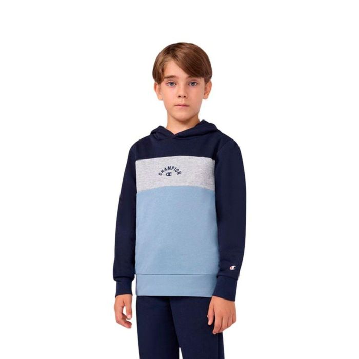 Sudadera con Capucha Niño Champion Icons Plus Azul Añil M 2