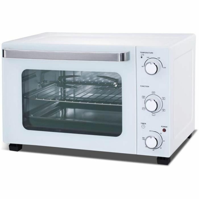 CONTINENTAL EDISON CEMF35W - Mini horno eléctrico 35L blanco - 1500W - Asador, Circulación natural 3