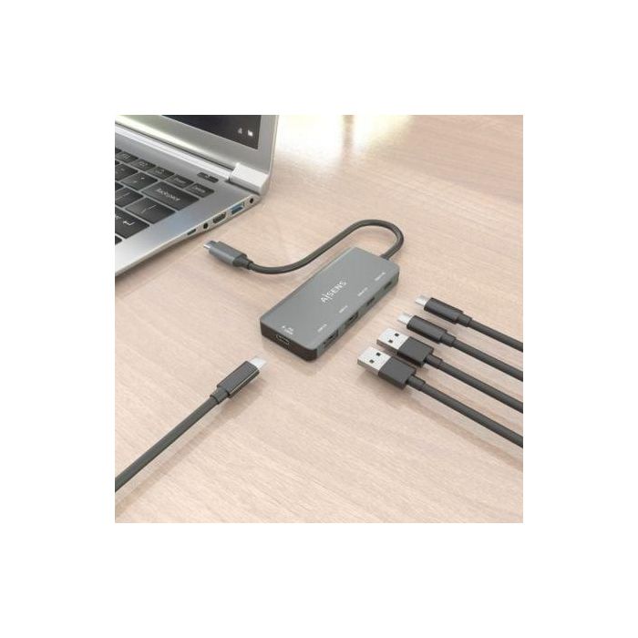 Hub USB Aisens A109-0946 Gris 100 W 3