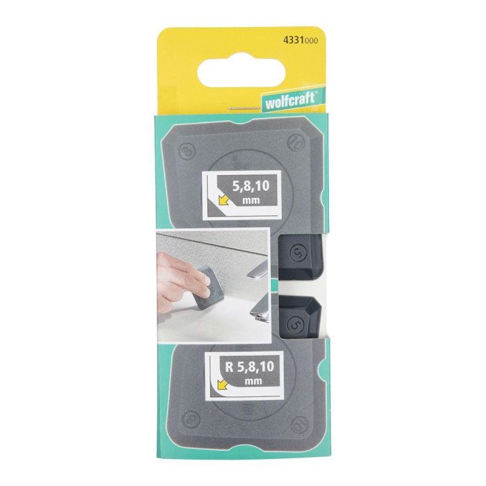 Wolfcraft Perfiladores de juntas, Juego de 2uds para alisar juntas de sellado 1