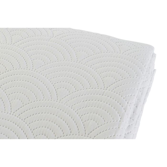 Colcha Oriental DKD Home Decor Blanco 260 x 1 x 180 cm 4 Colcha Oriental DKD Home Decor Blanco 260 x 1 x 180 cm 4