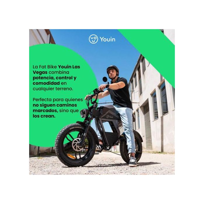 Youin BK7100 Bicicleta Eléctrica Fat Bike 20 Pulgadas, 100km Autonomía, Frenos Hidráulicos, Suspensión Total, Shimano Altus, Batería Extraíble 1 Youin BK7100 Bicicleta Eléctrica Fat Bike 20 Pulgadas, 100km Autonomía, Frenos Hidráulicos, Suspensión Total, Shimano Altus, Batería Extraíble 1