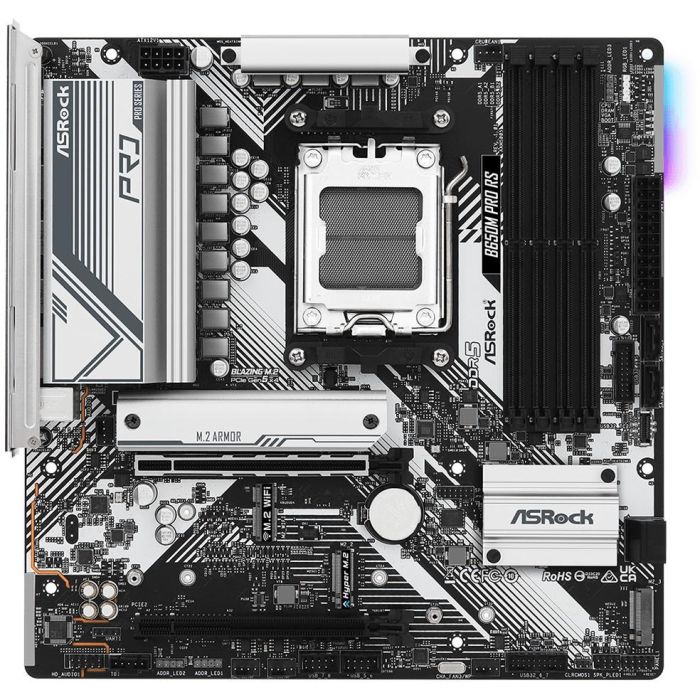 ASRock B650M Pro RS Placa Base AM5 mATX HDMI/DP DDR5 para PC Gaming y Profesional 2