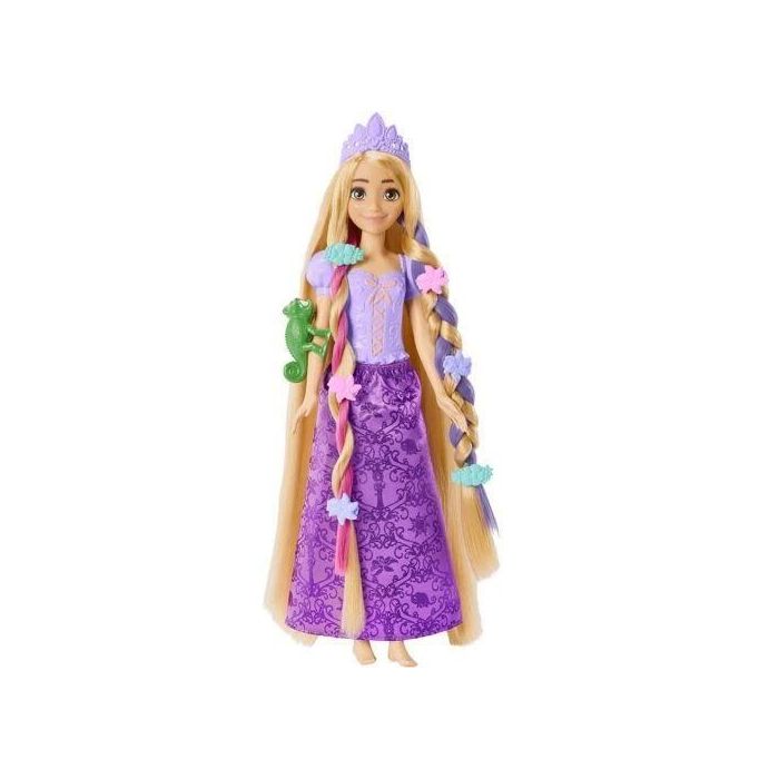 Muñeca Rapunzel Peinados Mágicos Hlw18 Disney Princess 5