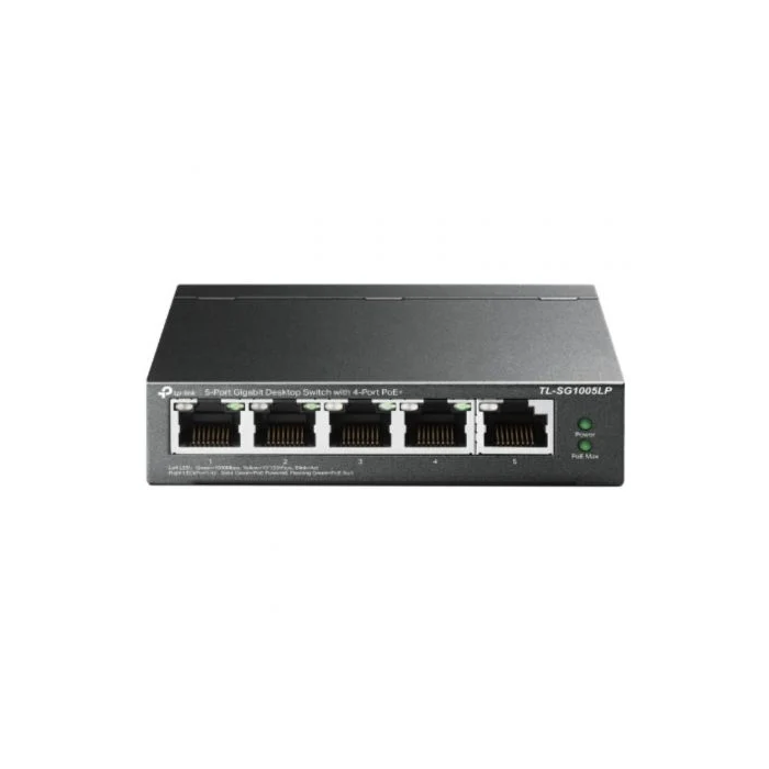 TP-LINK Switch Sobremesa de 5 puertos Gigabit con 4 puertos PoE+