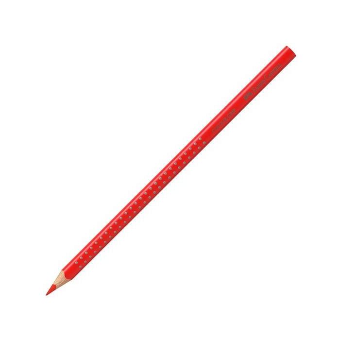 Faber Castell Lápiz De Color Acuarelable Colour Grip Rojo Escarlata, 12 Unidades (12 Unidades)