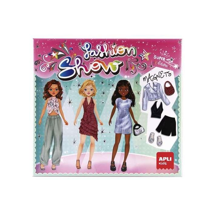 Juego magnetico fashion show 42 pzas. crea tus propios looks como una diseñadora 30x3,5x28 cm 1 Juego magnetico fashion show 42 pzas. crea tus propios looks como una diseñadora 30x3,5x28 cm 1
