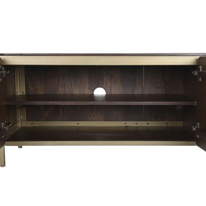 Mueble de TV DKD Home Decor Marrón Acero Madera de mango (140 x 40 x 48 cm) 2 Mueble de TV DKD Home Decor Marrón Acero Madera de mango (140 x 40 x 48 cm) 2