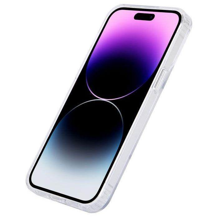 eSTUFF Funda Híbrida Magnética BERLÍN para iPhone 15 Pro - Transparente con MagSafe 6