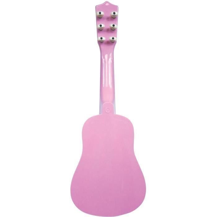 Lexibook LEX3380743105505 Mi Primera Guitarra Gabby y la Casa Mágica 53cm con Guía de Aprendizaje 3
