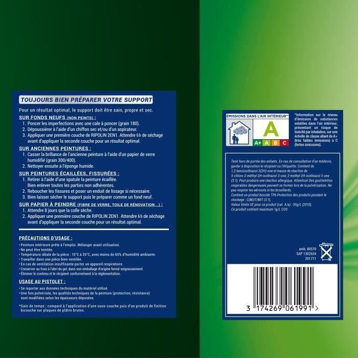 Ripolin Pintura 2 en 1 para Paredes y Techos Blanca Satinada con Base Integrada, Apta para Habitaciones Infantiles - 10 L 4 Ripolin Pintura 2 en 1 para Paredes y Techos Blanca Satinada con Base Integrada, Apta para Habitaciones Infantiles - 10 L 4