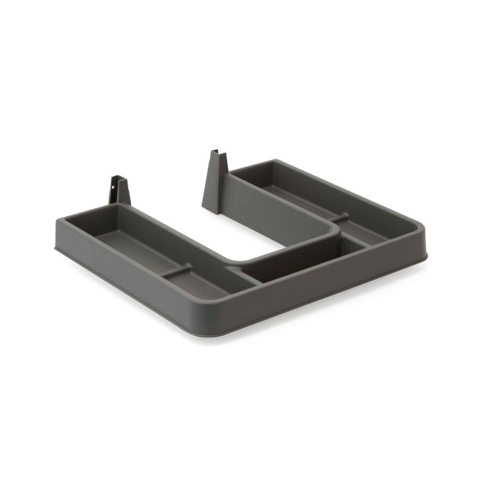 Herrajes Fab.Nacional Baine Salva Sifón Recto con Bandeja para Cajón de Muebles Acabado Blanco 2