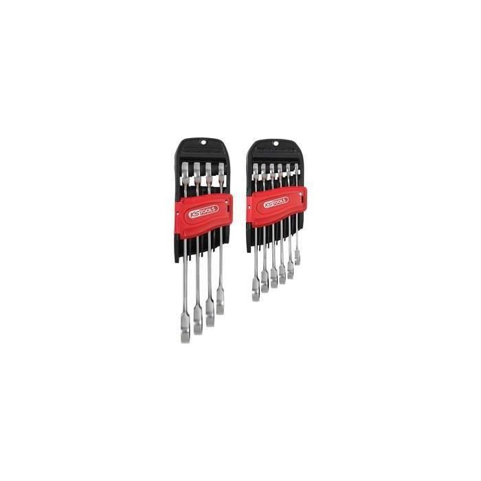 Juego de llaves combinadas de 10 piezas - KS TOOLS - 503.4250 - Llaves combinadas de trinquete Gearplus - 8 a 19 mm 3 Juego de llaves combinadas de 10 piezas - KS TOOLS - 503.4250 - Llaves combinadas de trinquete Gearplus - 8 a 19 mm 3