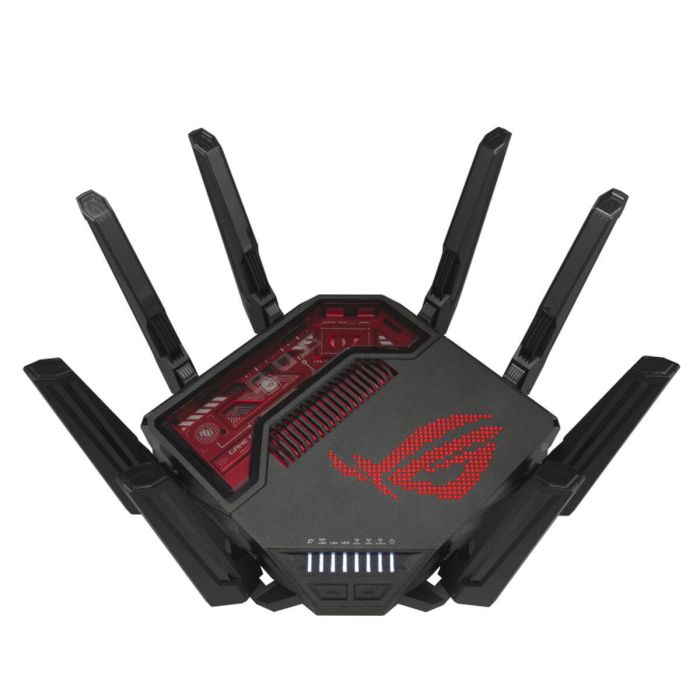 Router Asus GT-BE19000 Negro Negro/Rojo USB USB 2.0 RJ45 Ethernet LAN USB 3.2 Wi-Fi 1