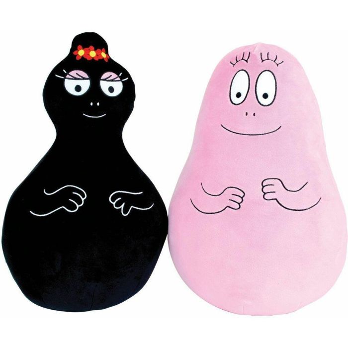 Jemini JEM3298060245340 Juego de 2 cojines de felpa BARBAPAPA Barbapapa y Barbamama 40 cm