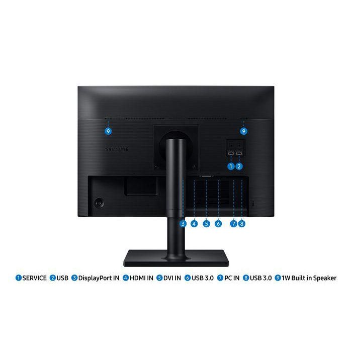 Monitor Profesional Samsung F24T450GYU 24"/ Full HD/ Multimedia/ Negro 24