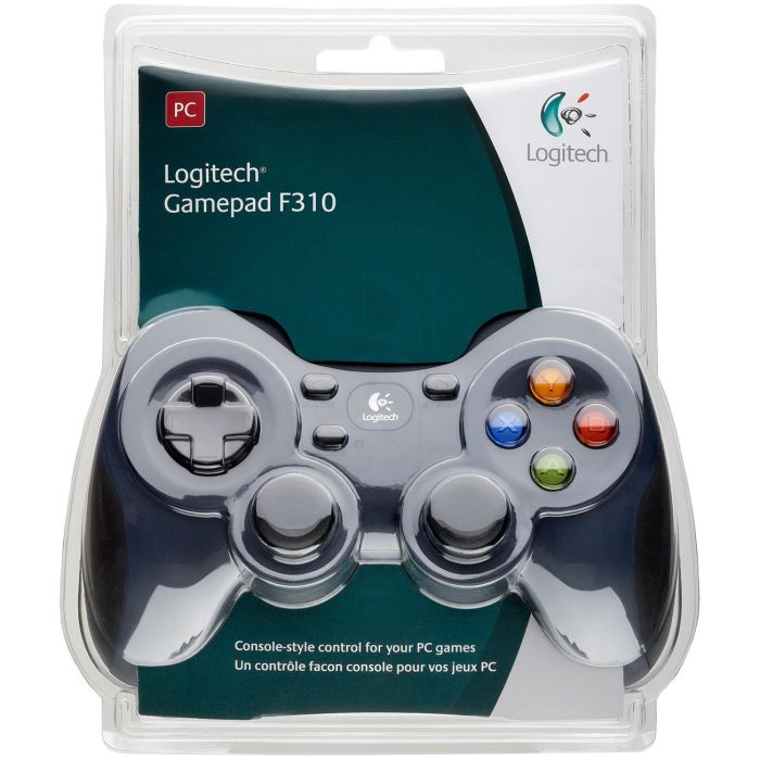 Logitech 940-000138 Gamepad F310 para PC con Cable USB, Mando Estilo Consola y Diseño Clásico de Botones, Compatible Windows y ChromeOS 7