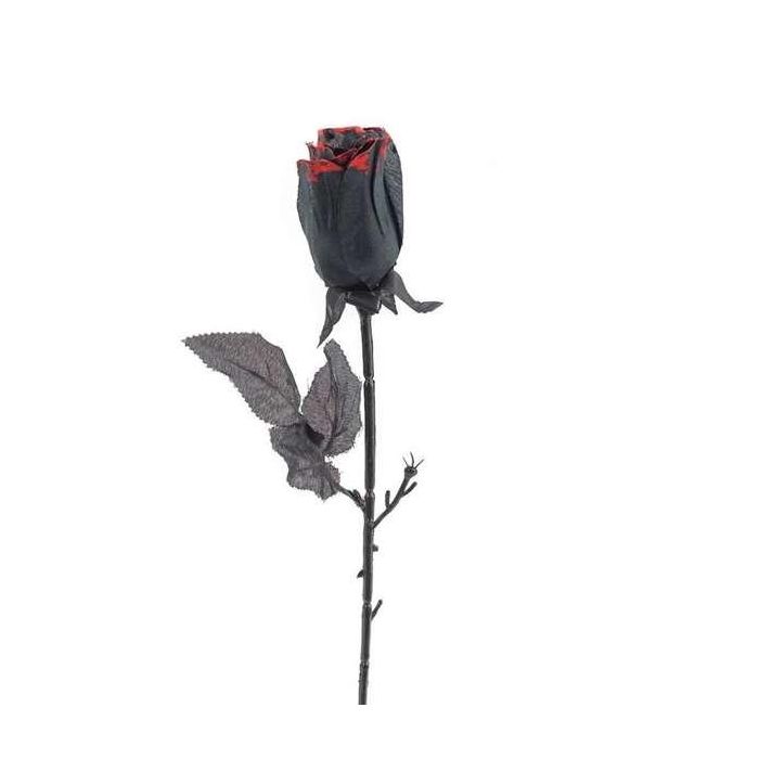 Rosa poliester negro 46 x 4 x 4 cm . 0 Rosa poliester negro 46 x 4 x 4 cm . 0