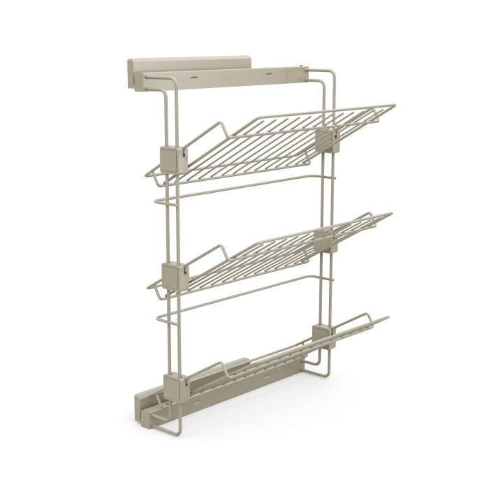 Emuca Zapatero lateral extraíble para armarios y vestidores Hack, Izquierda, Acero, Pintado color gris piedra 0 Emuca Zapatero lateral extraíble para armarios y vestidores Hack, Izquierda, Acero, Pintado color gris piedra 0