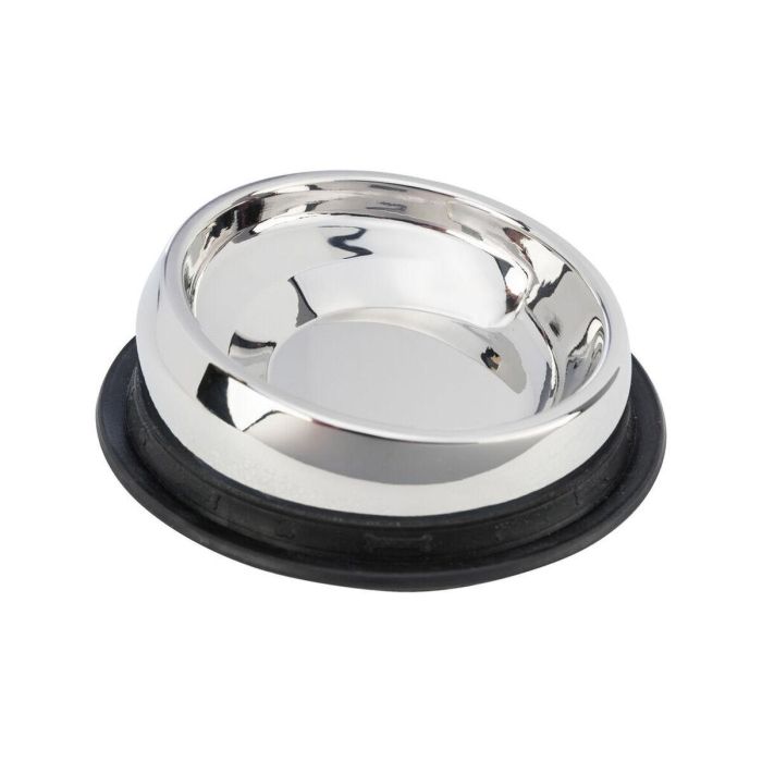 Comedero para Perro Trixie Ø 19 cm 250 ml Gris Caucho 1 Comedero para Perro Trixie Ø 19 cm 250 ml Gris Caucho 1