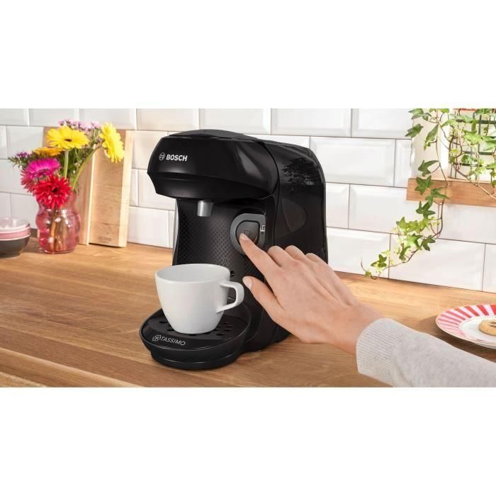 Cafetera multibebidas BOSCH TASSIMO T10 Happy negra 1400 W 1 Cafetera multibebidas BOSCH TASSIMO T10 Happy negra 1400 W 1
