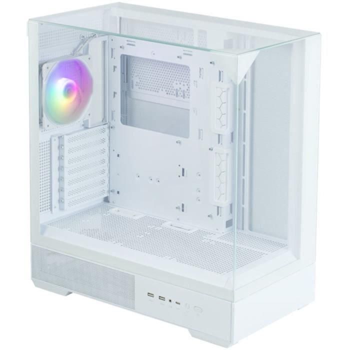 Caja sin fuente de alimentación - ZALMAN P40 Prism Plus - Semitorre - Formato ATX - Blanco 1 Caja sin fuente de alimentación - ZALMAN P40 Prism Plus - Semitorre - Formato ATX - Blanco 1