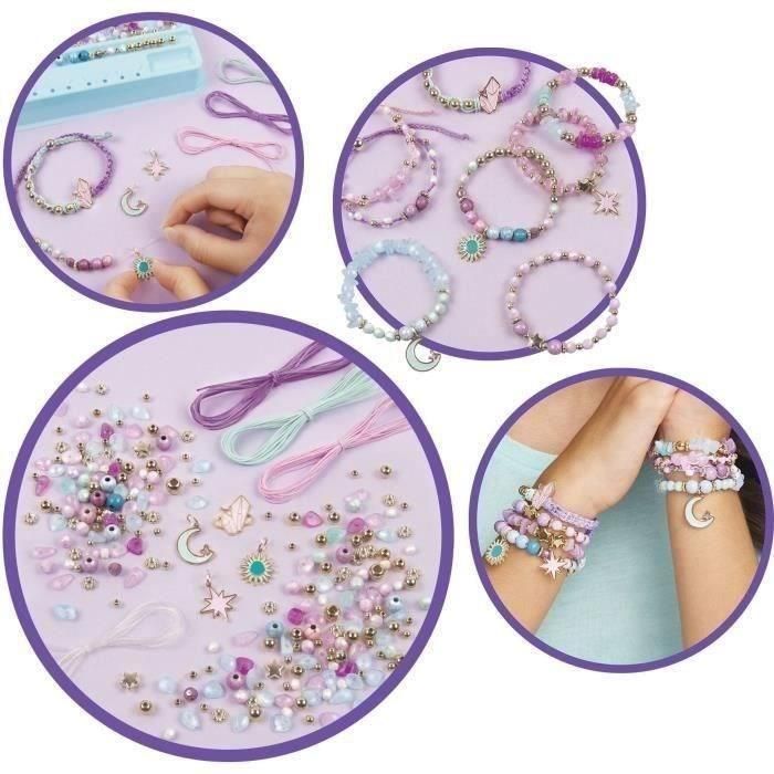 Lansay 41322 Juego de Creación de Joyas Make It Real: Pulseras de Piedras Celestiales 2