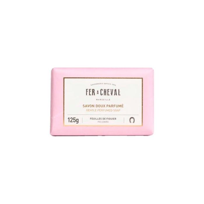 FER A CHEVAL Jabón Sólido Perfumado Hojas de Higuera 125 g Para Manos y Cuerpo con Aceite de Argán y Karité Piel Sensible