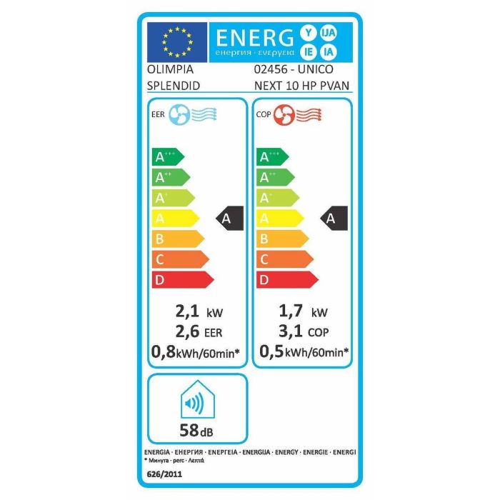 Aire Acondicionado Olimpia Splendid 02456 Blanco 1