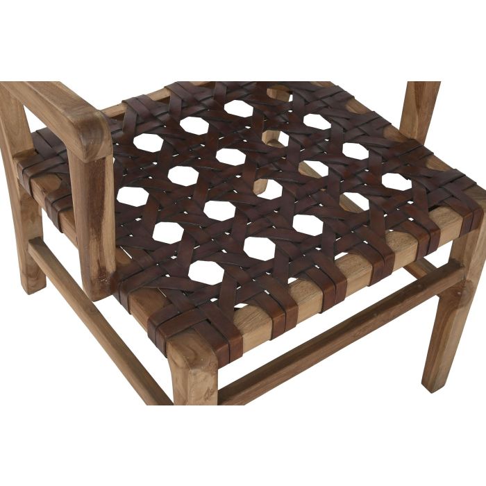 Sillon Item Home DKD Home Decor Marron Marron Claro 66 x 74 x 61 cm (2 Unidades) 3 Sillon Item Home DKD Home Decor Marron Marron Claro 66 x 74 x 61 cm (2 Unidades) 3