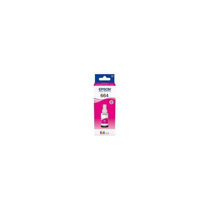 Epson Tinta Bote Magenta Ecotank 664 70 ML para L355, 555, 2500, 2550, 2600, 4500
