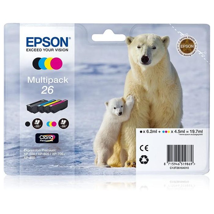 Epson T2616 Multipack #26 0 Epson T2616 Multipack #26 0