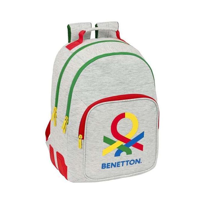 Mochila Escolar Benetton Pop Gris (32 x 42 x 15 cm) Mochila Escolar Benetton Pop Gris (32 x 42 x 15 cm)