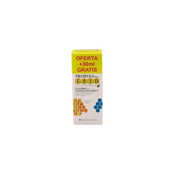 SPECCHIASOL Oligomir Plus Jarabe 200 ml para vías respiratorias con propóleo E.P.I.D., Mirto y Grosellero negro