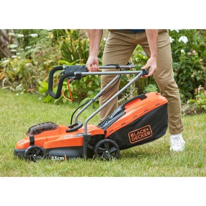 BLACK & DECKER Cortacésped inalámbrico 33cm LITIO 18V - 2,5Ah - BCMW3318N-XJ (sin batería) 4 BLACK & DECKER Cortacésped inalámbrico 33cm LITIO 18V - 2,5Ah - BCMW3318N-XJ (sin batería) 4