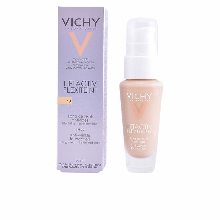 Fondo de Maquillaje Fluido Liftactiv Flexiteint Vichy Spf 20 2 Fondo de Maquillaje Fluido Liftactiv Flexiteint Vichy Spf 20 2