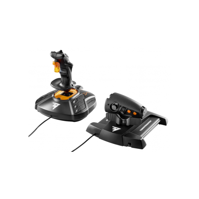 Thrustmaster T-16000M FCS Hotas Joystick para PC y MAC, Negro/Naranja, 2960778 - Palanca de mando con tecnología H.E.A.R.T, 30 botones, 9 ejes 2