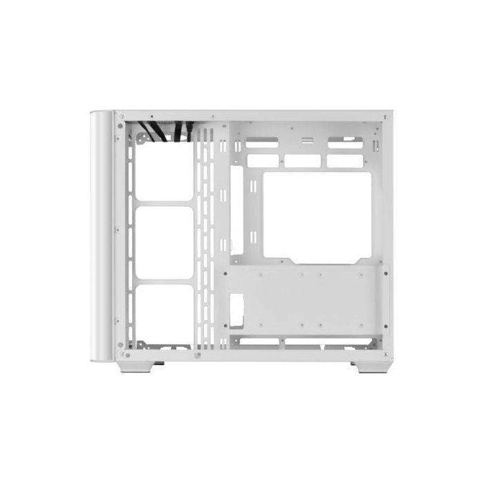 Mars Gaming MC-FUSION Caja Gaming Semitorre Blanca con Cristal Curvado, Doble Cámara, Refrig. Líquida 360mm (MCFUSIONW) 4