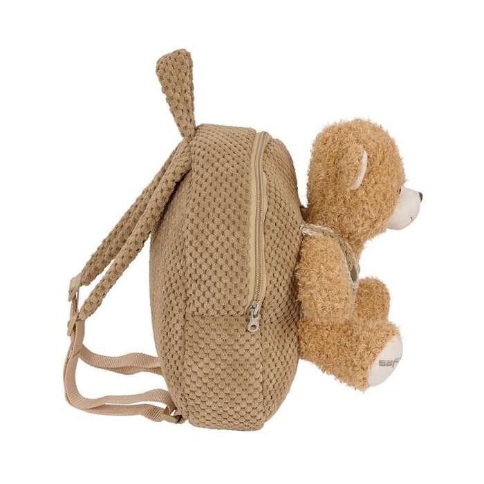 Mochila Safta Preescolar Osito Extraible Marron 75x230x270 mm 2 Mochila Safta Preescolar Osito Extraible Marron 75x230x270 mm 2